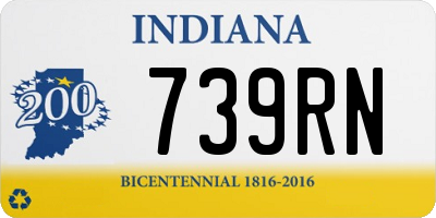 IN license plate 739RN