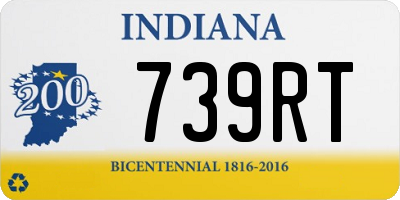 IN license plate 739RT