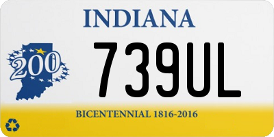 IN license plate 739UL