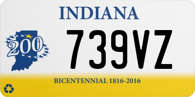 IN license plate 739VZ