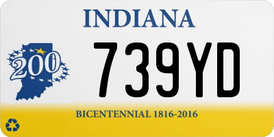 IN license plate 739YD