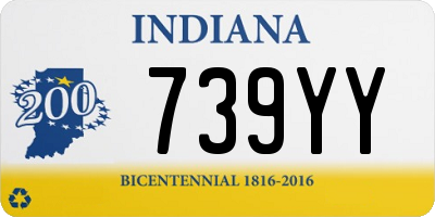 IN license plate 739YY