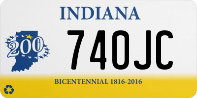 IN license plate 740JC