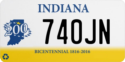 IN license plate 740JN