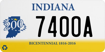 IN license plate 740OA