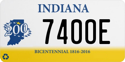 IN license plate 740OE