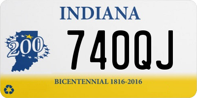 IN license plate 740QJ
