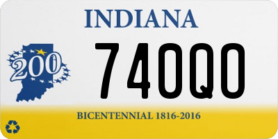 IN license plate 740QO