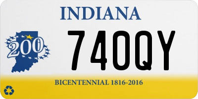 IN license plate 740QY