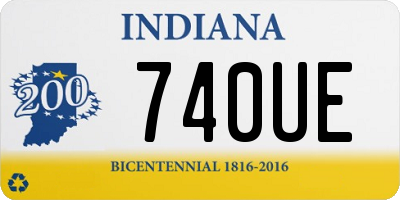 IN license plate 740UE