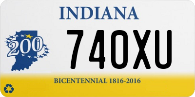 IN license plate 740XU