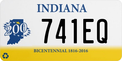 IN license plate 741EQ