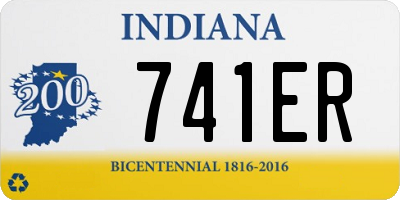 IN license plate 741ER