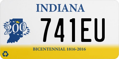 IN license plate 741EU