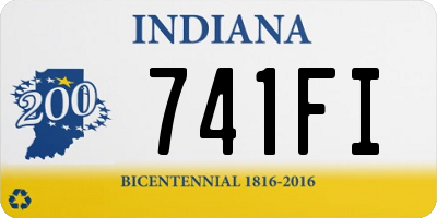 IN license plate 741FI