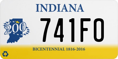 IN license plate 741FO