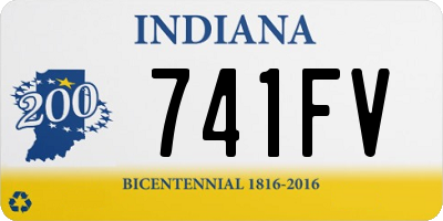 IN license plate 741FV