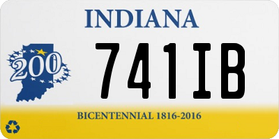 IN license plate 741IB