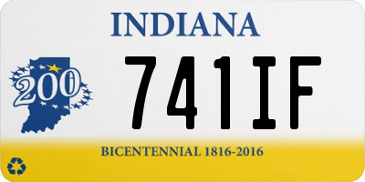 IN license plate 741IF