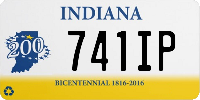 IN license plate 741IP