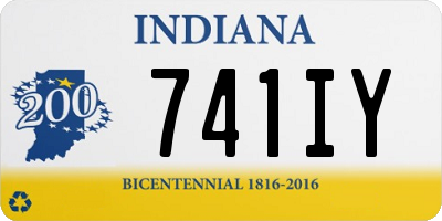 IN license plate 741IY