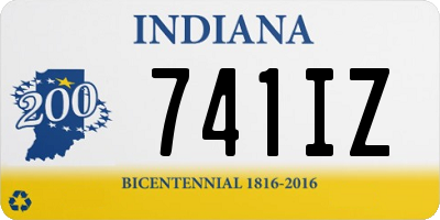 IN license plate 741IZ