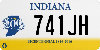 IN license plate 741JH