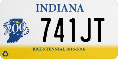 IN license plate 741JT