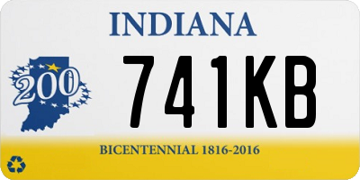 IN license plate 741KB
