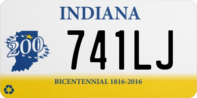 IN license plate 741LJ