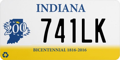 IN license plate 741LK