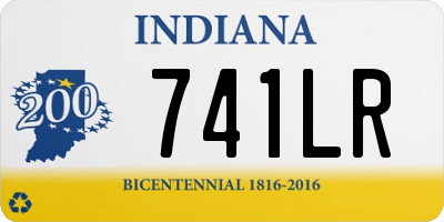 IN license plate 741LR