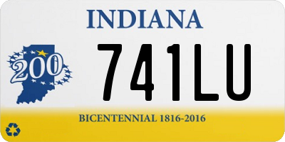 IN license plate 741LU