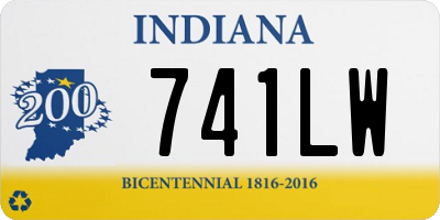 IN license plate 741LW