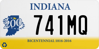 IN license plate 741MQ