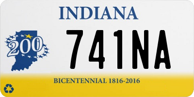 IN license plate 741NA