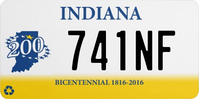 IN license plate 741NF