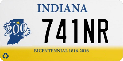 IN license plate 741NR