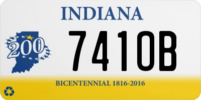 IN license plate 741OB