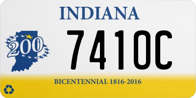 IN license plate 741OC