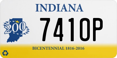 IN license plate 741OP