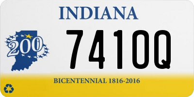 IN license plate 741OQ