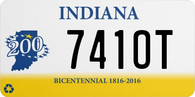 IN license plate 741OT