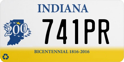 IN license plate 741PR