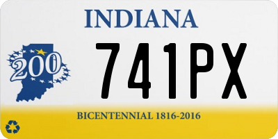 IN license plate 741PX