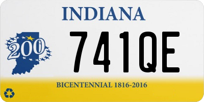 IN license plate 741QE