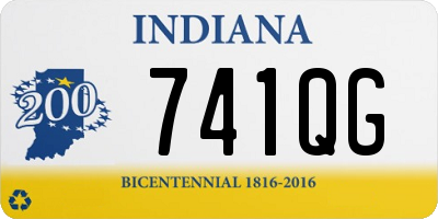 IN license plate 741QG