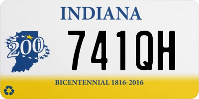 IN license plate 741QH