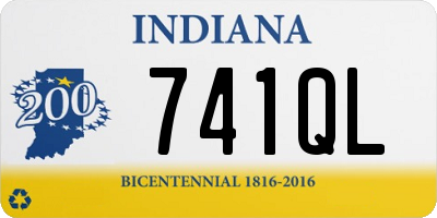 IN license plate 741QL