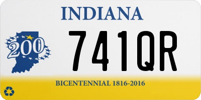 IN license plate 741QR